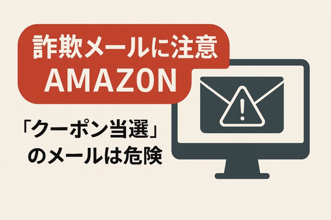 “AMAZ0N クーポン”メールは危険?特徴と詐欺ポイントを徹底解説